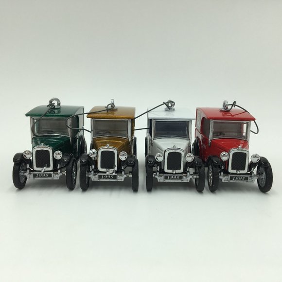 Matchbox 1995 Christmas Treasures 4 pc Ornaments Set Matchbox - Picture 6 of 12